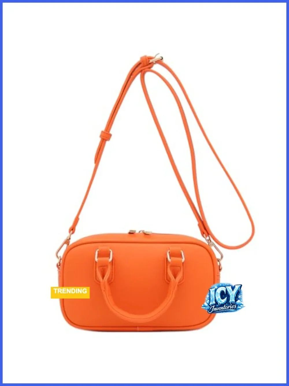 Mini PU Leather Satchel Purse Top Handle Crossbody Bag with Adjustable Strap